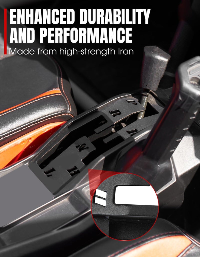 A & UTV PRO X3 Quick Shifter Gate, Upgrade Heavy Duty Straight Shift Compatible with Can Am Maverick X3 MAX Turbo R 2017-2024 2025 Accessories, 1PC - Image 3